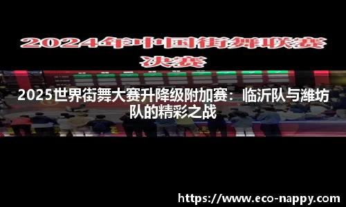 2025世界街舞大赛升降级附加赛：临沂队与潍坊队的精彩之战